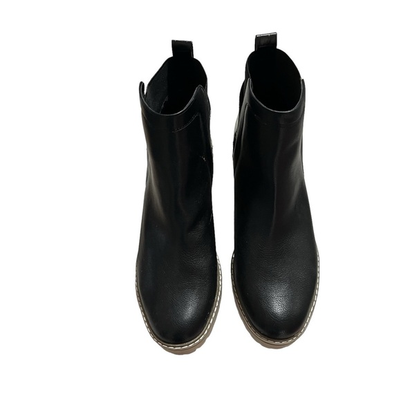 DV Dolce Vita Reilly Wedge Lug Chelsea Booties Black Size 11 Women’s - Picture 4 of 10